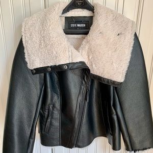 Steve Madden Women’s Faux Leather Jacket